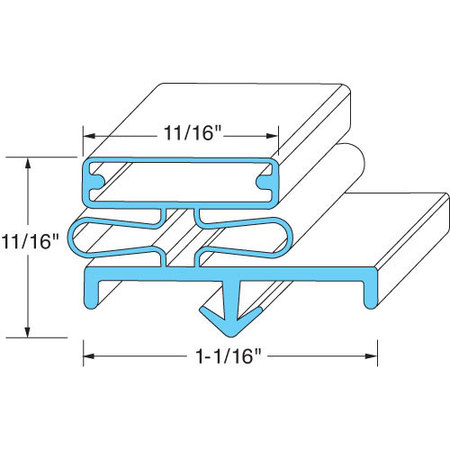 GLASSPRO Door Gasket 19 1/4" X 32 1/2" GT-031323